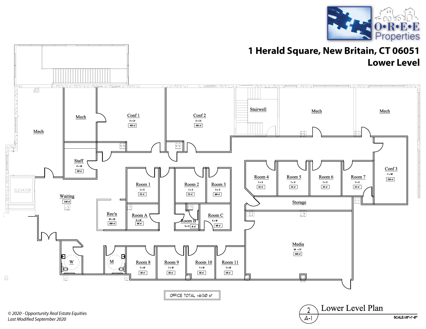 1 Herald Sq., New Britain - Lower Level Plan