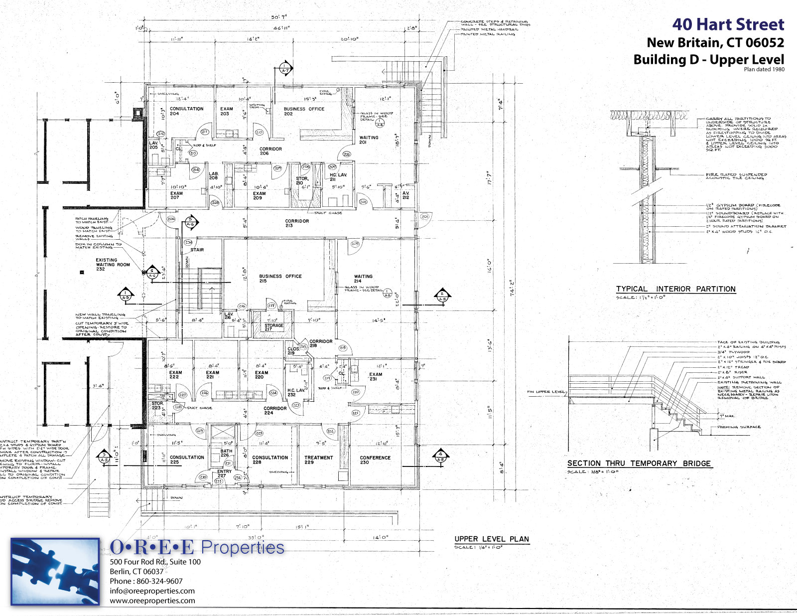 40 Hart St., New Britain, Building D - Upper Level Floor Plan